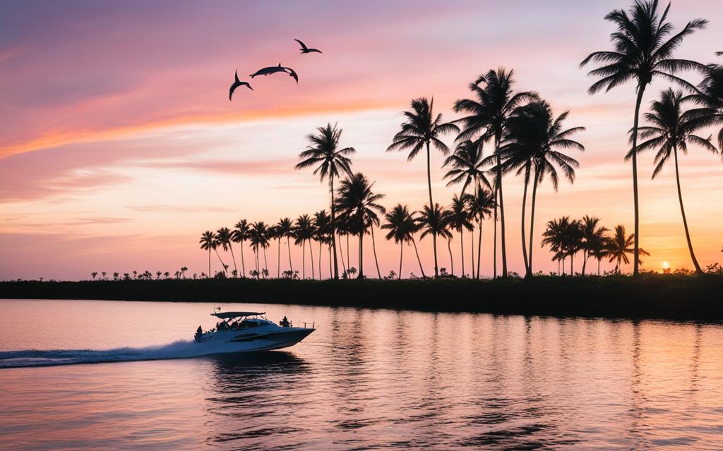 Sunset cruise with dolphin and birdwatching in South Bali